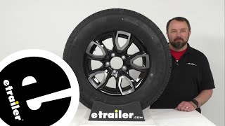 etrailer  Comprehensive Review Karrier ST20575R15 Radial Trailer Tire with 15quot Aluminum Wheel [upl. by Cyndi]