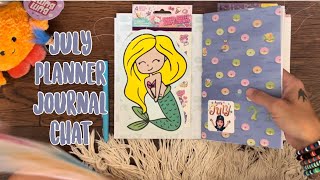 July Planner Journal Chat [upl. by Idelle]