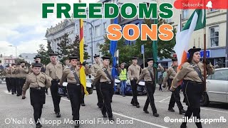 ONeill amp Allsopp MFB Freedoms Sons  National Hunger Strike Commemoration Cork City August 2023 [upl. by Yecak]