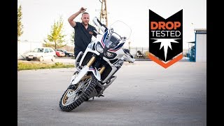 Africa Twin Drop Tested Crash Bars  Outback Motortek [upl. by Kahle]