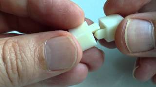 Locking joint for 3D printed objects [upl. by Anyah48]