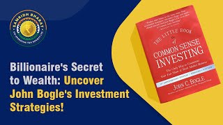 Book Summary  The Little Book of Common Sense Investing by John C Bogle investing [upl. by Aro]