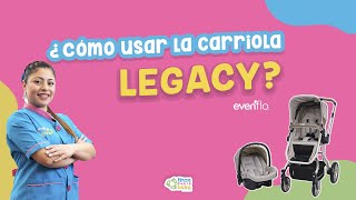 Carriola con porta bebé Legacy de Evenflo [upl. by Kevon]