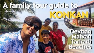 How to Plan a Konkan Trip Malvan Devbag Tarkarli Tourist Places  Nivati Beach [upl. by Kered]