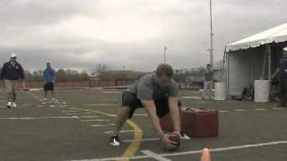 Kyle Nelson Long Snapper New Mexico State University 2011 NFL Draft [upl. by Derdle]