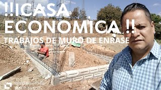 CASA ECONÓMICA PROGRESIVA TRABAJOS DE MURO DE ENRASE [upl. by Proud]