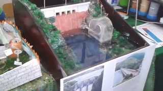 Hydroelectric power plant working model [upl. by Atidnan896]