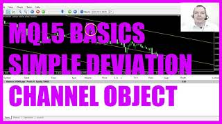 LEARN MQL5 TUTORIAL BASICS  92 SIMPLE DEVIATION CHANNEL OBJECT [upl. by Ahsienauq]