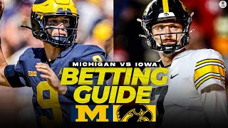 No4 Michigan vs Iowa Betting Guide Free Picks Props Best Bets  CBS Sports HQ [upl. by Attem]