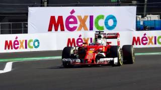 F1 2016 Mexican GP  Sebastian Vettels team radio from the last few laps [upl. by Ottilie]