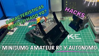 MINISUMO AMATEUR RC Y AUTONOMO  LO QUE TIENES QUE SABER ANTES DE EMPEZAR A COMPETIR [upl. by Molli505]