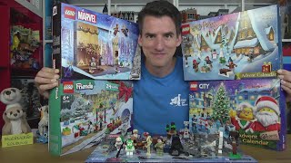 LiveNews und alle LEGO® Adventskalender  Bauen mit dem Helden [upl. by Larianna]