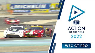 2022 FIA Action of the Year  FIA World Endurance Championship GT Pro [upl. by Nirik]