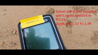 Depth test of V113 Vs V109  Nokta legend  latest USB driver installed from silicone lab [upl. by Elvira]