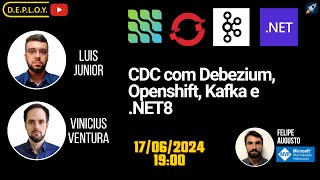 CDC com Debezium OpenShift Kafka e NET8 [upl. by Niwroc46]