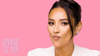 Shay Mitchell Confesses To Having Beef With A Costar During This Sour Candy Challenge  Delish [upl. by Stclair]