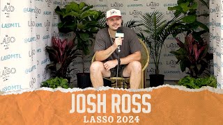 Josh Ross  Backstage Talks LASSO 2024  All about music for him [upl. by Nahallac]