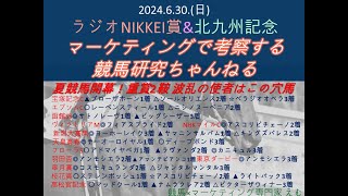 マーケティングで斬る！「2024 ラジオNIKKEI賞amp北九州記念」レース予想 [upl. by Christyna763]