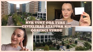 KYK YURT ODA TURU I İSTANBULCEVİZLİBAĞ ATATÜRK KIZ ÖĞRENCİ YURDU [upl. by Killoran434]