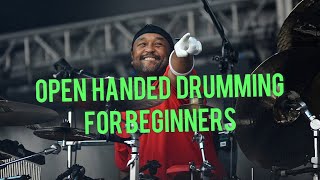 Open Handed Drumming for beginners [upl. by Bartle]