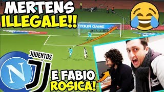 Mertens ILLEGALE lo ha fatto ROSICARE NapoliJuventus Pes 2018 ITA [upl. by Lyrret41]