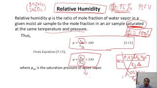 Drying 3 Humidity ratio absolute humidity vs relative humidity Moist air properties [upl. by Yran]