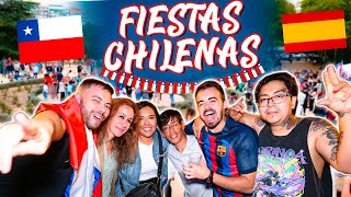 Fiestas patrias Chilenas 🇨🇱 en Madrid 🇪🇸 2023  La mejor fonda en España  Los Sopaipiñas [upl. by Freyah]