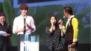 FANCAM Lee Min Ho Fansmeeting JKT 230313 LMH gave out his phone number [upl. by Reiss11]