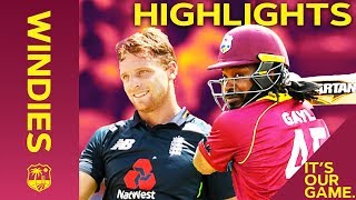 Buttler amp Gayle Go Huge In Record Breaking Match  Windies vs England 4th ODI 2019  Highlights [upl. by Nnayt906]