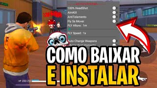 COMO BAIXAR HACK NO FREE FIRE EM 2024 DE MOD MENU COM FFH4X PELO MEDIAFIRE COM LINK DIRETO [upl. by Ahsaetan270]