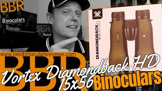 Vortex Diamondback HD 15x56 Binoculars  Unboxing First Impressions amp Win a Vortex Cap [upl. by Dnomayd]