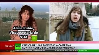 Nuestra vicesecretaria Alicia Rubio deja en ridículo a una activista de Femen [upl. by Galatea]