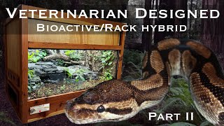 Bioactive Ball Python VivariumTub Hybrid Enclosure Part II [upl. by Shulem]