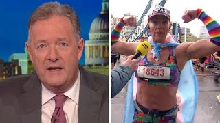 quotIts Embarrassingquot Piers Morgan Reacts To Transgender Marathon Runner [upl. by Soiritos665]