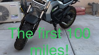 How does the Ego Mini Bike hold up the first 100 miles [upl. by Terri]