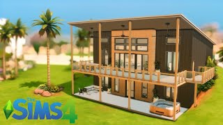 Lakeside Oasis  The Sims 4  Stop Motion Build  No CC [upl. by Elnukeda977]