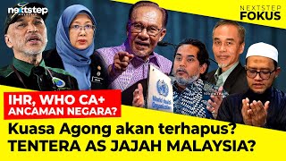 PANAS IHR WHO CA ancaman Negara Kuasa Agong akan terhapus Tentera AS jajah Malaysia [upl. by Im527]