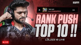 AAJ TOP 50 ME ENTRY HOGI  CONQUEROR OR WHAT  BGMI LIVE [upl. by Adnoel]