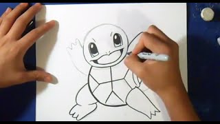 comment dessiner carapuce  Pokémon [upl. by Fontes123]