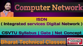 ISDN  Integrated Service Digital Network  Computer Network  in Hindi [upl. by Web]