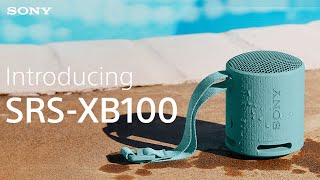 Introducing the Sony SRSXB100 Portable Wireless Speaker [upl. by Ayotyal]