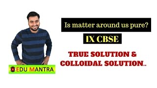 Is matter around us pure class 9th CBSE [upl. by Norred299]