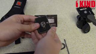 How to Install BlackRapid FastenRT1 FRT1 on Manfrotto 200PL14 RC2 QR Quick Release Plate [upl. by Brittne]