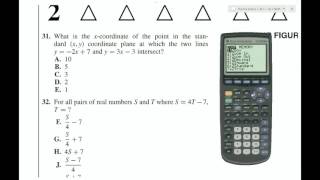 Mcgraw Hills 10 ACT Practice Tests Math Test 1 Part 4 3135 [upl. by Niroht147]