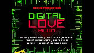 Digital Love Riddim  mixed by Curfew 2012 [upl. by Akinat693]