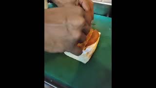 Crispy Hot Dog with Cheese💯🔥shorts hotdogbread crispyhotdog veghotdog streetfood indianfoode [upl. by Nurav]