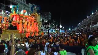 リオデジャネイロのカーニバル（ブラジル） ／Rio de Janeiro Carnival revelers watch performers in Egyptian costumes [upl. by Auqenat]