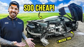 I BOUGHT A WRECKED 720s THAT MCLAREN WONT FIX [upl. by Eikceb609]