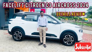 New Citroen C3 amp C3 Aircross SUV 2024  Projector Headlamp amp Rear AC Vents amp More 🔥🔥 [upl. by Parks]