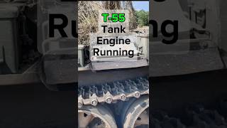 T55 Tank Engine Running [upl. by Ruhtracm]